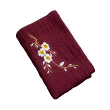 Load image into Gallery viewer, Premium Cotton and Linen Tea Towel with Embroidered Finish