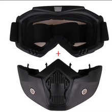 Load image into Gallery viewer, Dustproof Adjustable Motorcycle Goggles with Breathable Full Face Protection