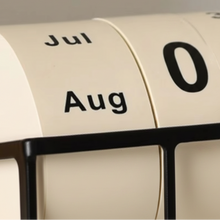 Load image into Gallery viewer, Perpetual Flip Desktop Calendar with Rotating Date and Week Display