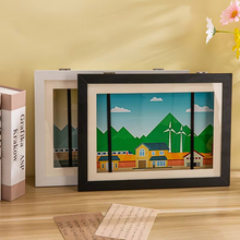 Load image into Gallery viewer, Magnetic Front-Opening Kids Art Frame for Drawings, Photos and Posters