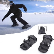 Load image into Gallery viewer, Adjustable Short Ski Skates for Adults Portable Snowblades for Winter Outdoor Sports