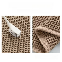Load image into Gallery viewer, Linen Woven Bath Mat Quick Dry Super Absorbent Waffle Floor Mat