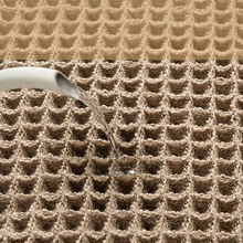 Load image into Gallery viewer, Linen Woven Bath Mat Quick Dry Super Absorbent Waffle Floor Mat