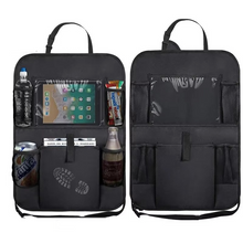 Load image into Gallery viewer, Car Backseat Organizer with Touch Screen Tablet Holder and Multi Pocket Storage
