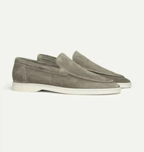 Load image into Gallery viewer, Slip-On Suede Loafers with Hand Stitched Craftsmanship and Padded Collar
