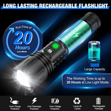 Load image into Gallery viewer, Tactical Flashlight with 100,000 Lumens and 5 Lighting Modes, LCD Battery Display
