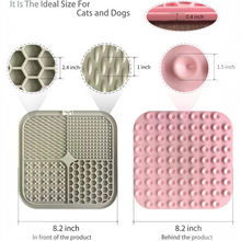 Load image into Gallery viewer, 2pcs Dog Lick Mat with Suction Cups – Slow Feeder and Anxiety Relief