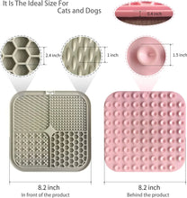 Load image into Gallery viewer, 2pcs Dog Lick Mat with Suction Cups – Slow Feeder and Anxiety Relief