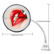 Load image into Gallery viewer, Flexible Gooseneck Makeup Vanity Mirror