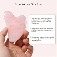 Load image into Gallery viewer, 2Pc Gua Sha Facial Stone and Jade Roller
