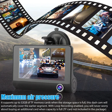 Load image into Gallery viewer, 4" Touch Screen Front and Rear Dash Cam