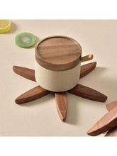 Load image into Gallery viewer, Decorative Wooden Coasters and Trivets - Heat-Resistant Table Mats (4PCS)