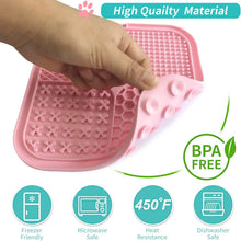 Load image into Gallery viewer, 2pcs Dog Lick Mat with Suction Cups – Slow Feeder and Anxiety Relief
