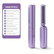 Load image into Gallery viewer, Wireless Hair Hot Comb