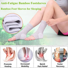 Load image into Gallery viewer, 1 Pair Bamboo Foot Sleeves Compression Socks