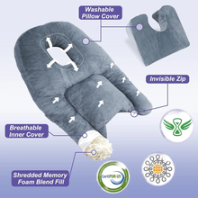 Load image into Gallery viewer, Face Down Pillow For Comfortable Stomach Sleeping After Surgery