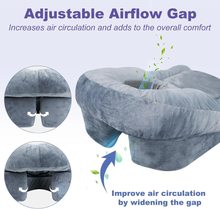 Load image into Gallery viewer, Face Down Pillow for Comfortable Face-Down Resting and Relaxation