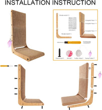 Load image into Gallery viewer, L Shape Cat Scratcher
