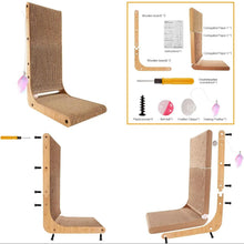Load image into Gallery viewer, L Shape Cat Scratcher