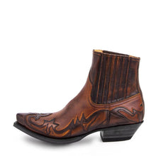 Load image into Gallery viewer, Womens Pointed Toe Western Boots with Embroidered Shaft and Cushioned Insole