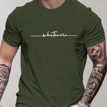 Load image into Gallery viewer, Casual men's crew neck t-shirt