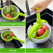 Load image into Gallery viewer, 2 in 1 Salad Spinner Colander