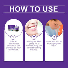 Load image into Gallery viewer, Purple Teeth Whitening Toothpaste and Powder Set