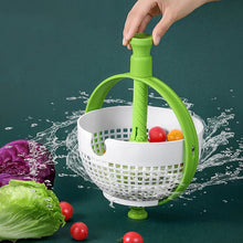 Load image into Gallery viewer, 2 in 1 Salad Spinner Colander
