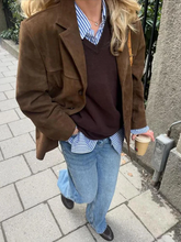 Load image into Gallery viewer, Brown Single-breasted Jacket