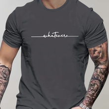 Load image into Gallery viewer, Casual men's crew neck t-shirt
