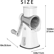 Load image into Gallery viewer, 5-in-1 Rotary Cheese Grater - Veggie Slicer & Shredder