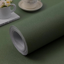 Load image into Gallery viewer, Pure Black Matte Waterproof Removable Self Adhesive Wallpaper for Walls and Furniture