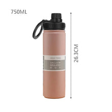 Load image into Gallery viewer, Insulated Stainless Steel Water Bottle with Phone Holder – 750ml