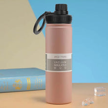 Load image into Gallery viewer, Insulated Stainless Steel Water Bottle with Phone Holder – 750ml