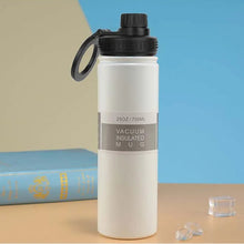 Load image into Gallery viewer, Insulated Stainless Steel Water Bottle with Phone Holder – 750ml