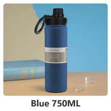 Load image into Gallery viewer, Insulated Stainless Steel Water Bottle with Phone Holder – 750ml