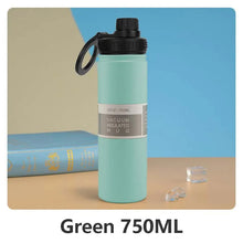 Load image into Gallery viewer, Insulated Stainless Steel Water Bottle with Phone Holder – 750ml