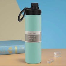 Load image into Gallery viewer, Insulated Stainless Steel Water Bottle with Phone Holder – 750ml