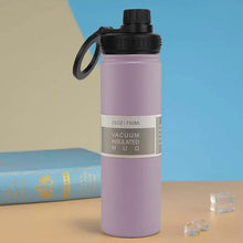 Load image into Gallery viewer, Insulated Stainless Steel Water Bottle with Phone Holder – 750ml