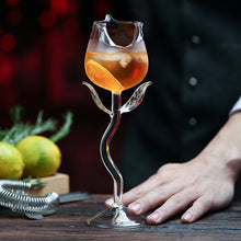 Load image into Gallery viewer, 2Pcs Rose Shaped Wine Glass