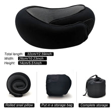 Load image into Gallery viewer, Luxury Memory Foam Travel Neck Pillow