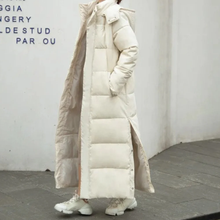 Load image into Gallery viewer, Long quilted coat for women for winter