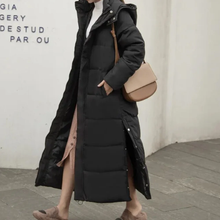 Load image into Gallery viewer, Long quilted coat for women for winter