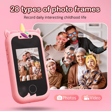 Load image into Gallery viewer, Kids Toy Phone with Dual Cameras and Educational Features