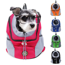 Load image into Gallery viewer, Double Shoulder Cat Carrier Backpack | Breathable Dog Carrier Bag