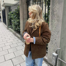 Load image into Gallery viewer, Brown Single-breasted Jacket
