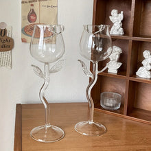 Load image into Gallery viewer, 2Pcs Rose Shaped Wine Glass