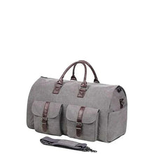 Load image into Gallery viewer, Convertible Garment Duffle Bag with Dual Buckles and Shoe Compartment