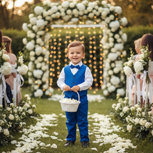 Load image into Gallery viewer, Boys Formal Cotton Outfit Set for Toddlers and Kids