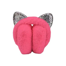Load image into Gallery viewer, Plush Cat Ear Earmuffs for Winter